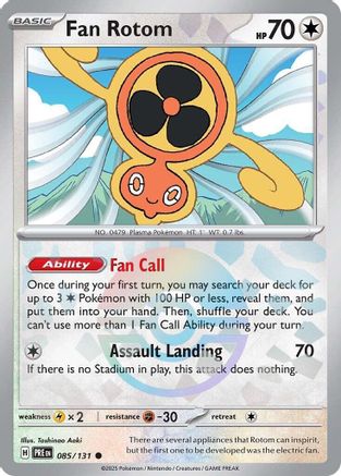 [PKM] Fan Rotom (085/131) (Poke Ball Pattern) [Scarlet & Violet: Prismatic Evolutions]