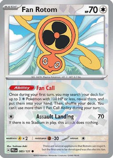 [PKM] Fan Rotom (085/131) (Poke Ball Pattern) [Scarlet & Violet: Prismatic Evolutions]