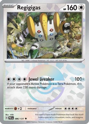 [PKM] Regigigas (086/131) (Poke Ball Pattern) [Scarlet & Violet: Prismatic Evolutions]