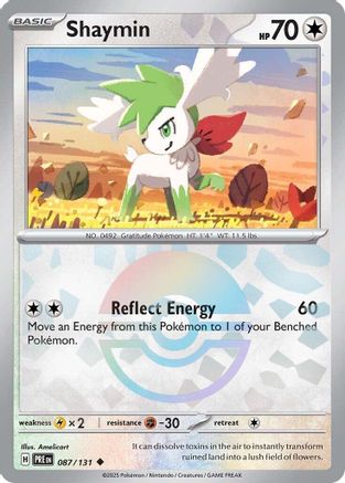 [PKM] Shaymin (087/131) (Poke Ball Pattern) [Scarlet & Violet: Prismatic Evolutions]