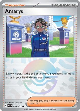 [PKM] Amarys (093/131) (Poke Ball Pattern) [Scarlet & Violet: Prismatic Evolutions]