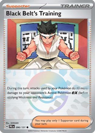 [PKM] Black Belt's Training (096/131) (Poke Ball Pattern) [Scarlet & Violet: Prismatic Evolutions]