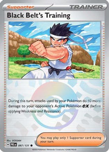 [PKM] Black Belt's Training (097/131) (Poke Ball Pattern) [Scarlet & Violet: Prismatic Evolutions]