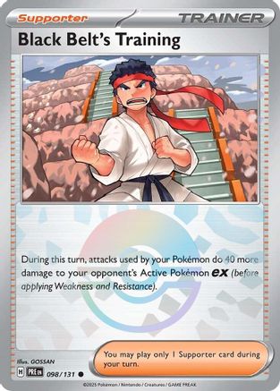 [PKM] Black Belt's Training (098/131) (Poke Ball Pattern) [Scarlet & Violet: Prismatic Evolutions]