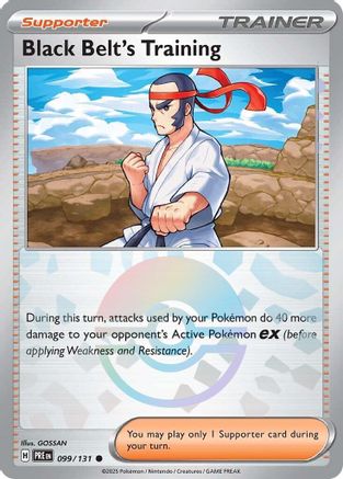 [PKM] Black Belt's Training (099/131) (Poke Ball Pattern) [Scarlet & Violet: Prismatic Evolutions]