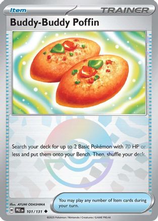 [PKM] Buddy-Buddy Poffin (101/131) (Poke Ball Pattern) [Scarlet & Violet: Prismatic Evolutions]