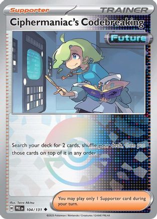 [PKM] Ciphermaniac's Codebreaking (104/131) (Poke Ball Pattern) [Scarlet & Violet: Prismatic Evolutions]