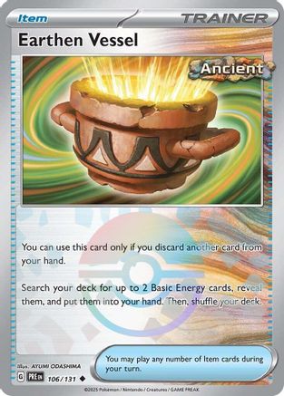 [PKM] Earthen Vessel (106/131) (Poke Ball Pattern) [Scarlet & Violet: Prismatic Evolutions]