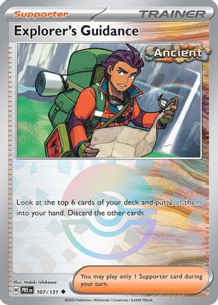 [PKM] Explorer's Guidance (107/131) (Poke Ball Pattern) [Scarlet & Violet: Prismatic Evolutions]