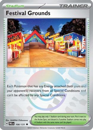 [PKM] Festival Grounds (108/131) (Poke Ball Pattern) [Scarlet & Violet: Prismatic Evolutions]