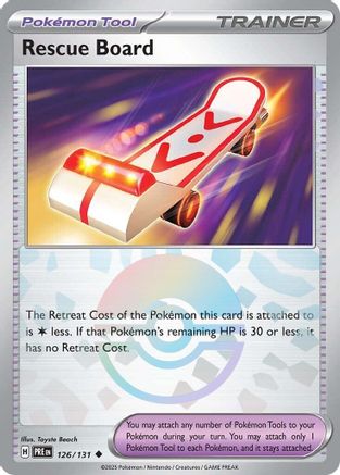[PKM] Rescue Board (126/131) (Poke Ball Pattern) [Scarlet & Violet: Prismatic Evolutions]