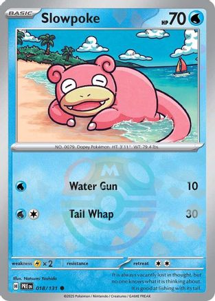 [PKM] Slowpoke (018/131) (Master Ball Pattern) [Scarlet & Violet: Prismatic Evolutions]