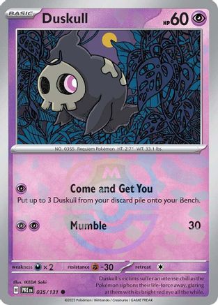 [PKM] Duskull (035/131) (Master Ball Pattern) [Scarlet & Violet: Prismatic Evolutions]