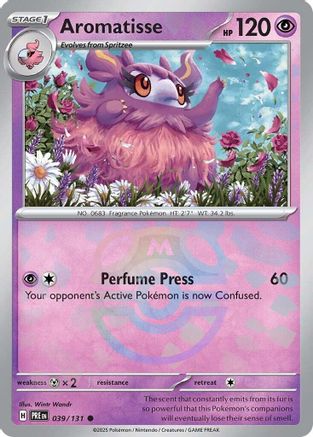 [PKM] Aromatisse (039/131) (Master Ball Pattern) [Scarlet & Violet: Prismatic Evolutions]