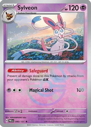 [PKM] Sylveon (040/131) (Master Ball Pattern) [Scarlet & Violet: Prismatic Evolutions]