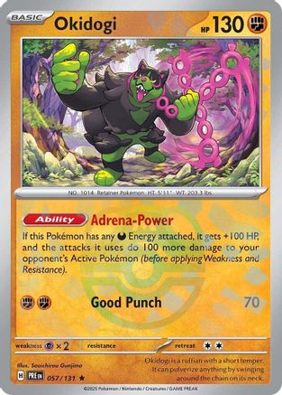 [PKM] Okidogi (057/131) (Master Ball Pattern) [Scarlet & Violet: Prismatic Evolutions]