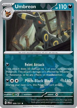 [PKM] Umbreon (059/131) (Master Ball Pattern) [Scarlet & Violet: Prismatic Evolutions]