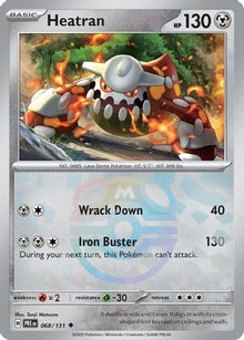 [PKM] Heatran (068/131) (Master Ball Pattern) [Scarlet & Violet: Prismatic Evolutions]