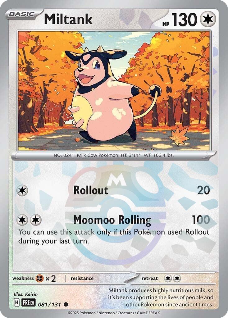 [PKM] Miltank (081/131) (Master Ball Pattern) [Scarlet & Violet: Prismatic Evolutions]