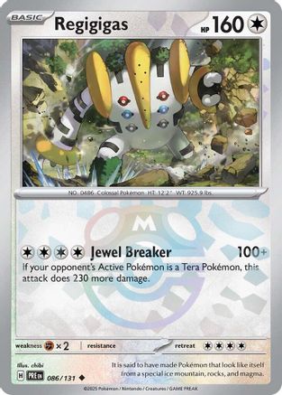 [PKM] Regigigas (086/131) (Master Ball Pattern) [Scarlet & Violet: Prismatic Evolutions]
