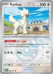 [PKM] Furfrou (088/131) (Master Ball Pattern) [Scarlet & Violet: Prismatic Evolutions]