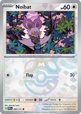 [PKM] Noibat (090/131) (Master Ball Pattern) [Scarlet & Violet: Prismatic Evolutions]