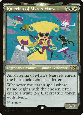 {R} Katerina of Myra's Marvels (Showcase) (Galaxy Foil) [Unfinity][UNF 496]