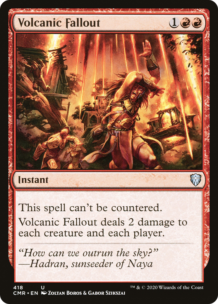 {C} Volcanic Fallout [Commander Legends][CMR 418]