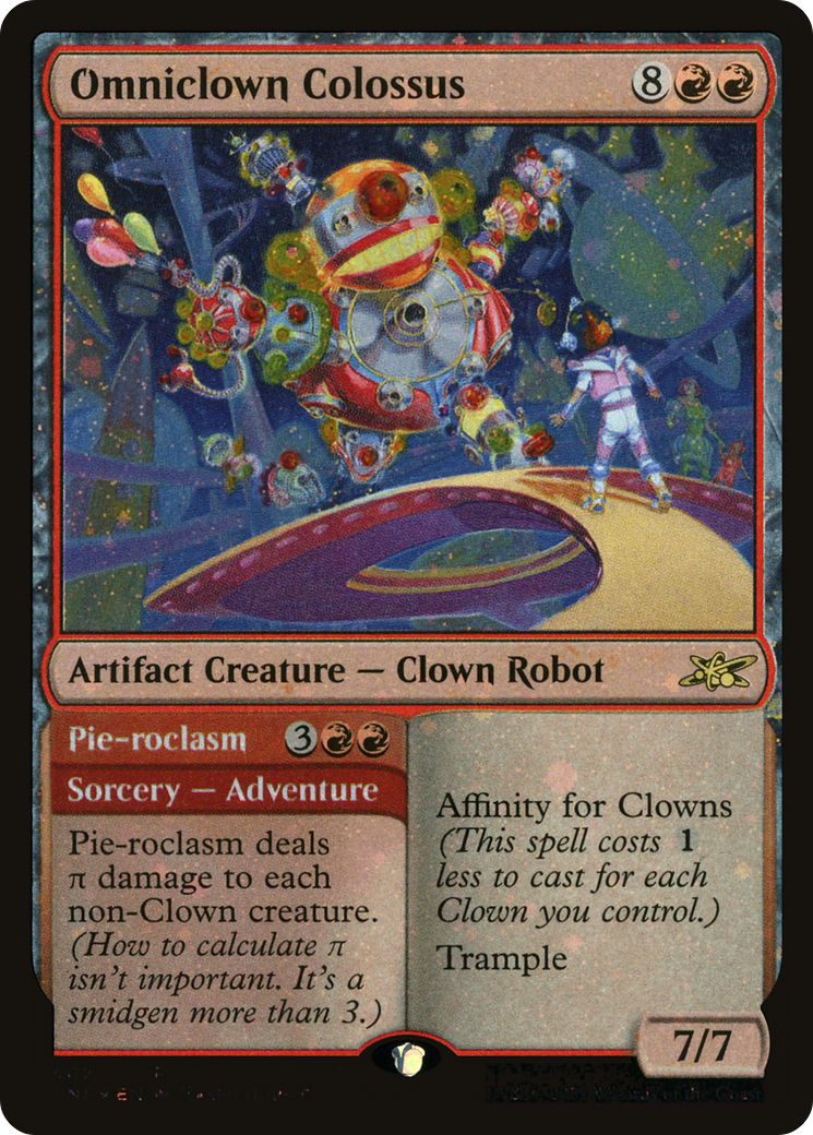 {R} Omniclown Colossus // Pie-roclasm [Unfinity][UNF 402]