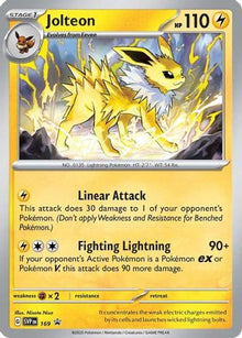 [PKM] Jolteon (SVP169) [Scarlet & Violet: Black Star Promos]