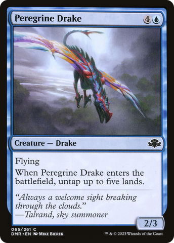 {C} Peregrine Drake [Dominaria Remastered][DMR 065]