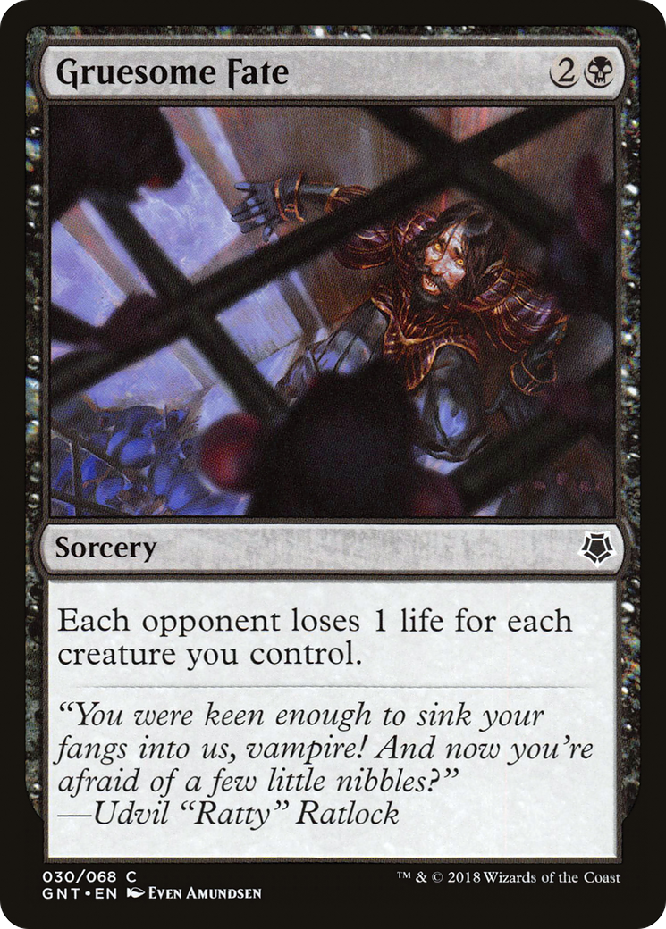 {C} Gruesome Fate [Game Night 2018][GNT 030]