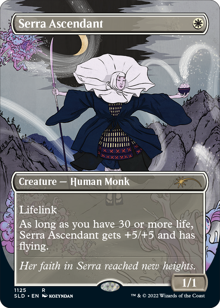 {R} Serra Ascendant (Borderless) [Secret Lair Drop Series][SLD 1125] - Misty Mountain Games
