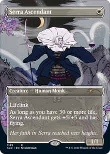 {R} Serra Ascendant (Borderless) [Secret Lair Drop Series][SLD 1125] - Misty Mountain Games