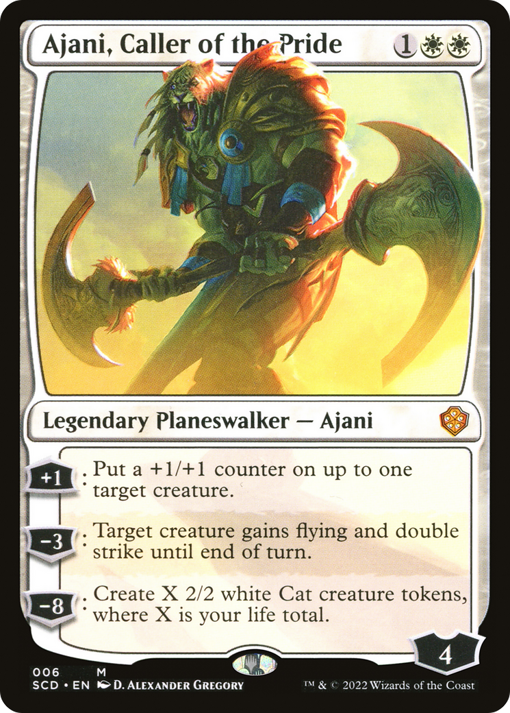 {R} Ajani, Caller of the Pride [Starter Commander Decks][SCD 006]