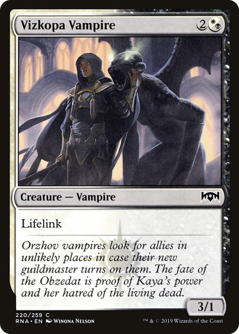 {C} Vizkopa Vampire [Ravnica Allegiance][RNA 220]
