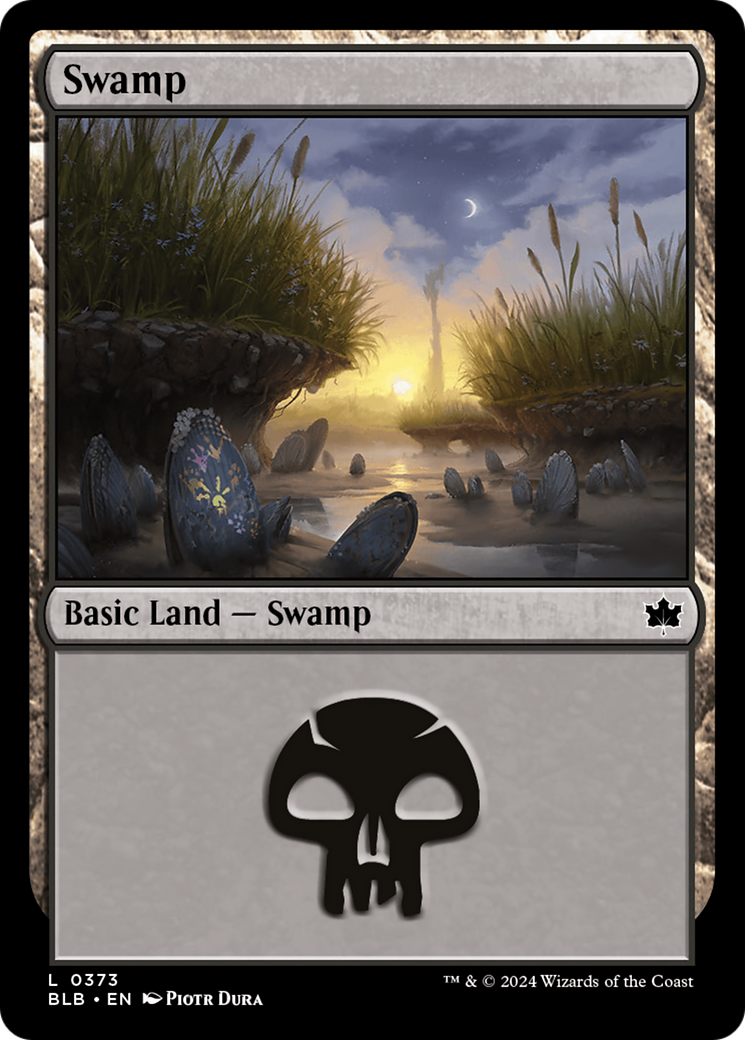 {B}[BLB 373] Swamp (0373) [Bloomburrow]