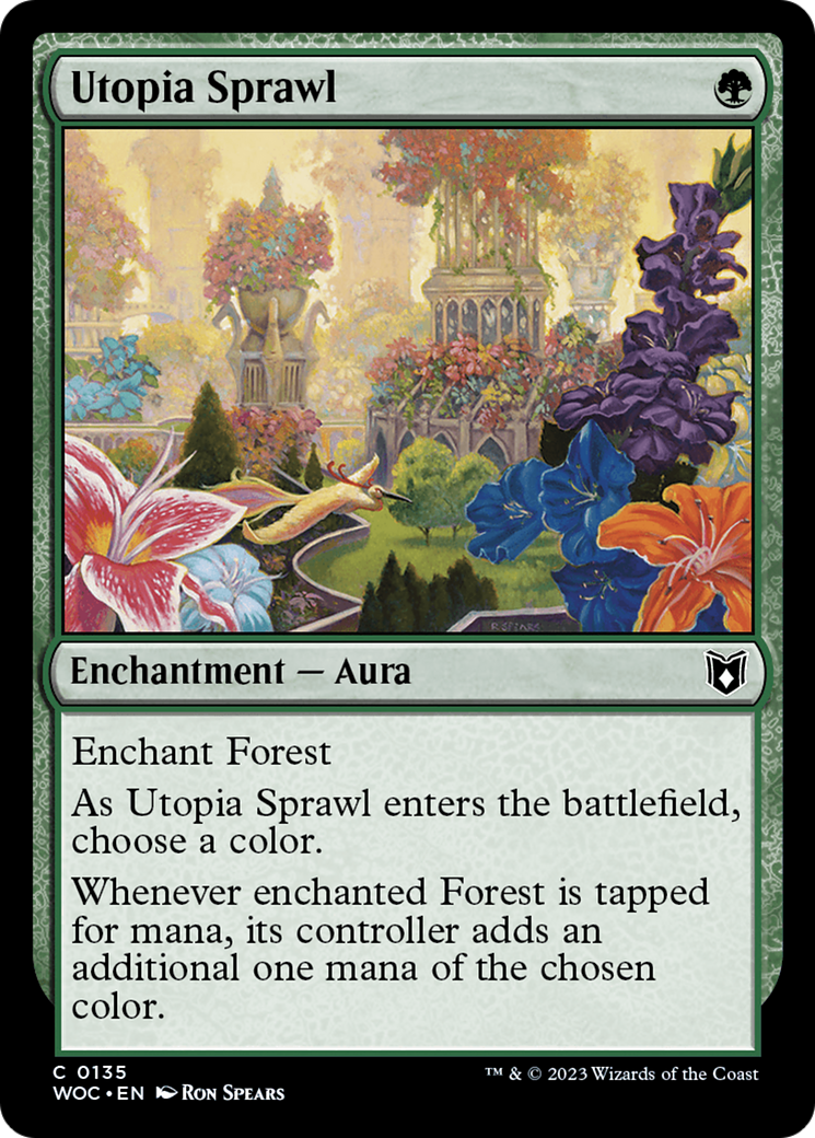 {C} Utopia Sprawl [Wilds of Eldraine Commander][WOC 135]