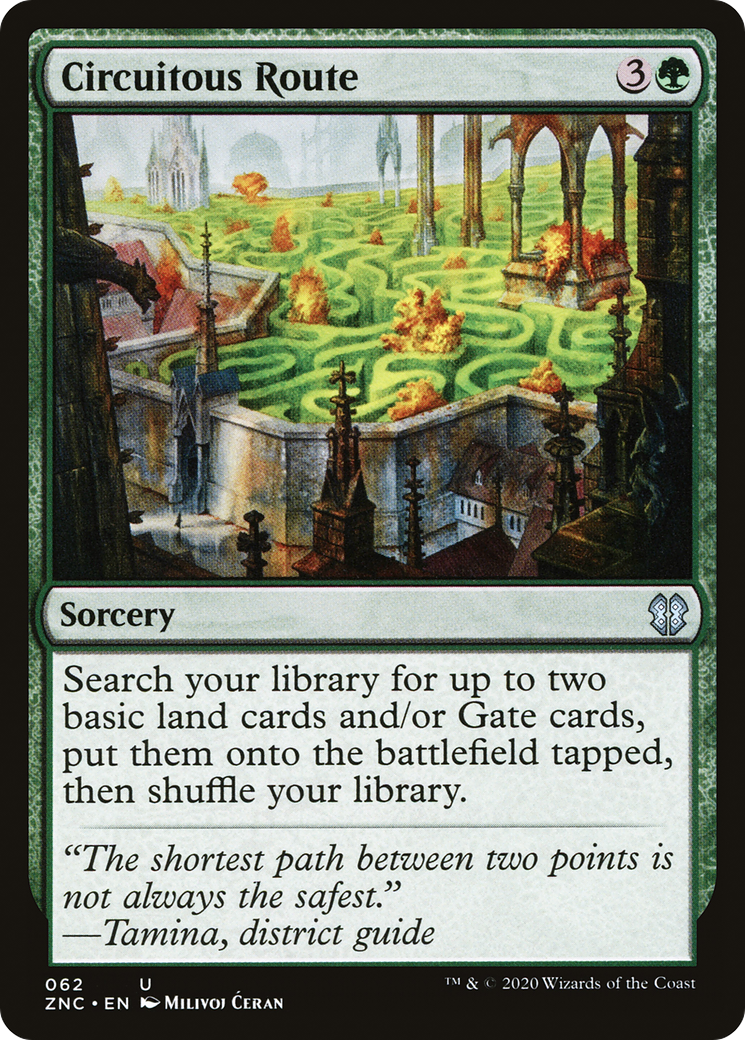 {C} Circuitous Route [Zendikar Rising Commander][ZNC 062]