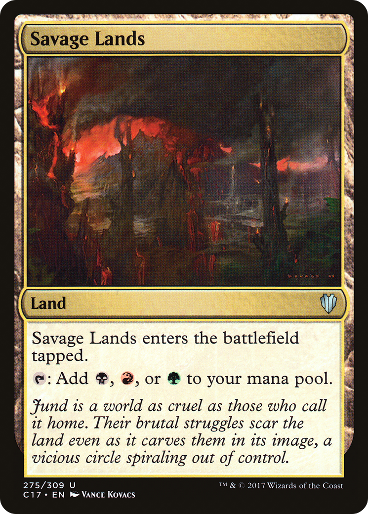 {C} Savage Lands [Commander 2017][C17 275]