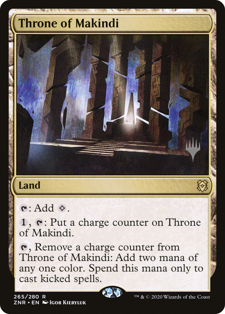 {R} Throne of Makindi (Promo Pack) [Zendikar Rising Promos][PP ZNR 265]
