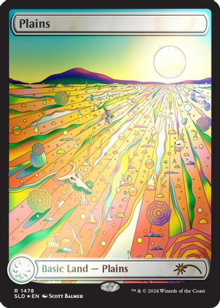 {B}[RBF SLD 1478] Plains (1478) (Rainbow Foil) [Secret Lair Drop Series]