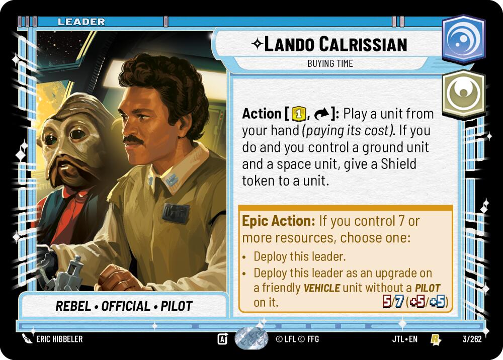 {SW-LD}Lando Calrissian - Buying Time (003/257) [Jump to Lightspeed]