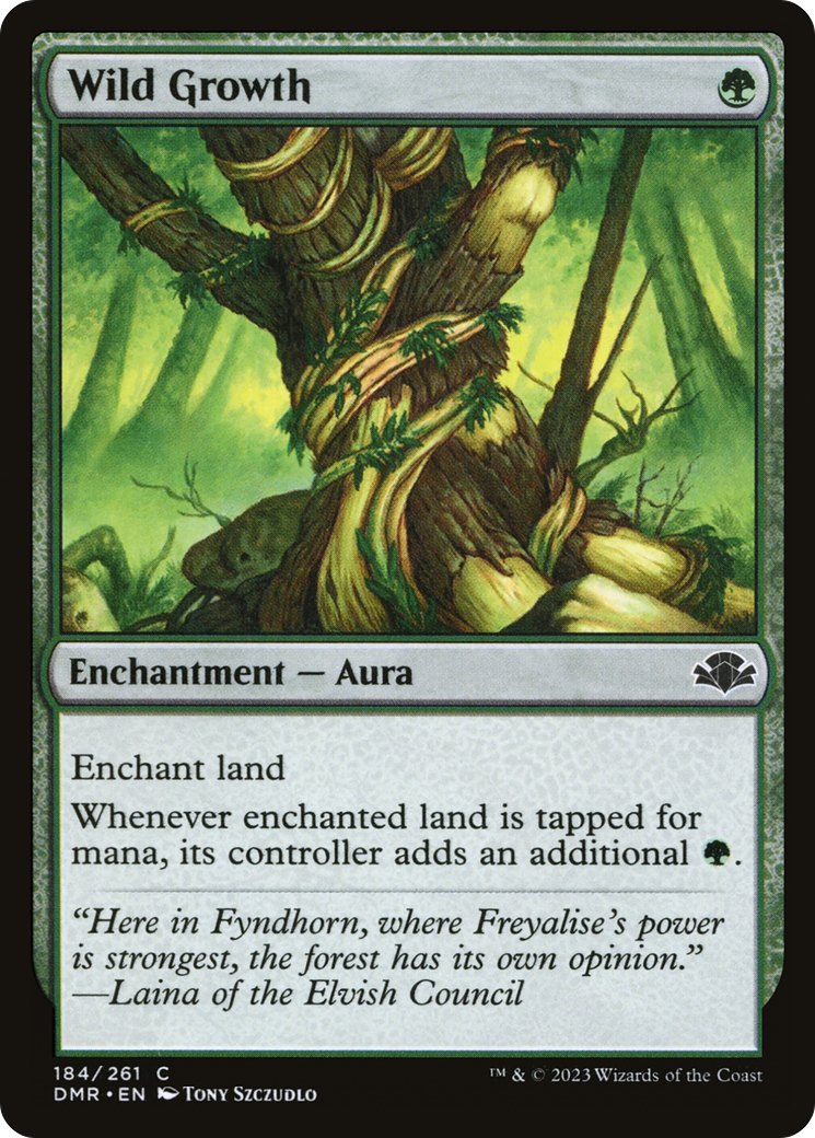 {C} Wild Growth [Dominaria Remastered][DMR 184]
