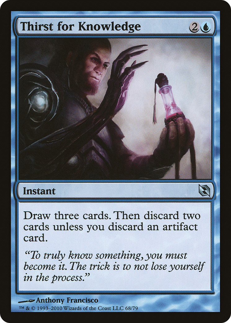 {C} Thirst for Knowledge [Duel Decks: Elspeth vs. Tezzeret][DDF 068] - Misty Mountain Games