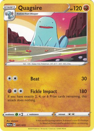 [PKM] Quagsire (007/015) [McDonald's Promos 2024 Collection]