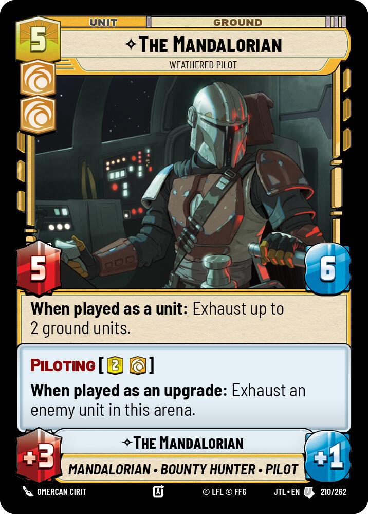 {SW-C}The Mandalorian - Weathered Pilot (210/257) [Jump to Lightspeed]