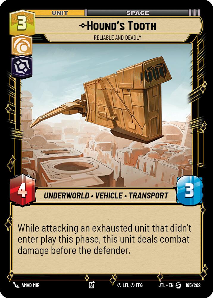 {SW-R}Hound's Tooth - Reliable and Deadly (185/257) [Jump to Lightspeed]