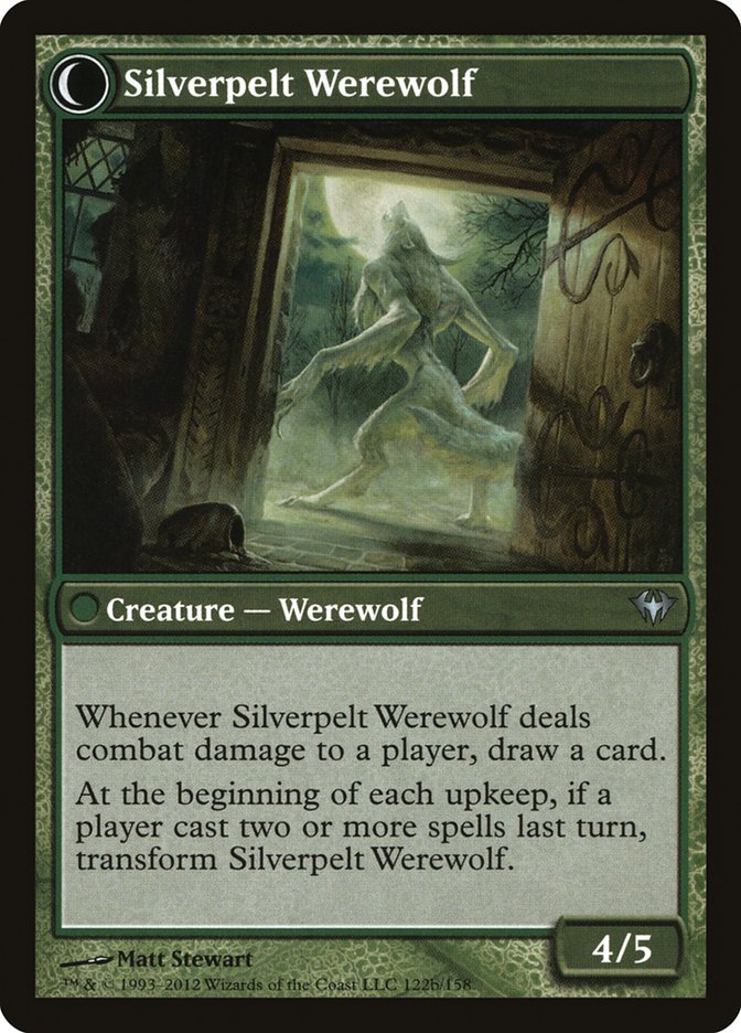 {C} Lambholt Elder // Silverpelt Werewolf [Dark Ascension][DKA 122]