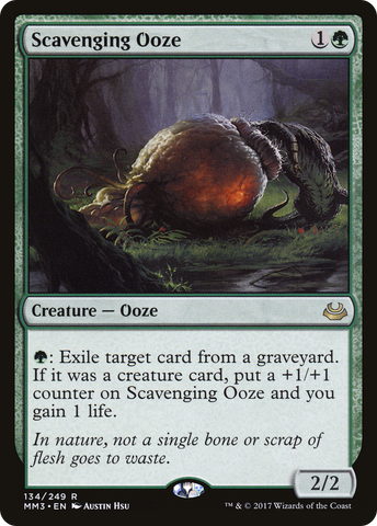 {R} Scavenging Ooze [Modern Masters 2017][MM3 134]